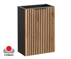 Waschtischschrank 57x40x22cm XILO BLACK WOTAN 82-40-D-1D - Bild 1 von 8