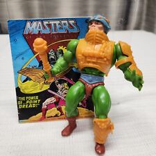 Masters of the Universe 1981 Man At Arms Vintage Red Dot Complete W Mini Comic