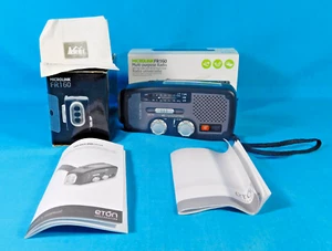 RADIO MULTIUSOS AM/FM/WX SOLAR Y BATERÍA DE MANIVELA ETON MICROLINK FR160 ~ CELDA CHG - Imagen 1 de 13