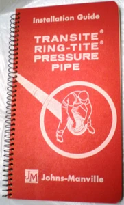 Johns-Manville Transite Pipe Manual Cutting Instructions 1960 ASBESTOS Dust!! - Picture 1 of 8