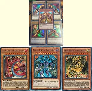 Sacred Beasts Gods 8 Ultras* Set: Exodia 1st Ed. Set + Uria Raviel Hamon yugioh - Picture 1 of 3