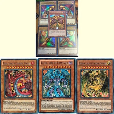 Sacred Beasts Gods 8 Ultras* Set: Exodia 1st Ed. Set + Uria Raviel Hamon yugioh - Image 1 of 3