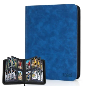 Toplader Kartenmappe mit Hüllen 4 Taschen für 112 Toplader Aufbewahrung, T... - Bild 1 von 8