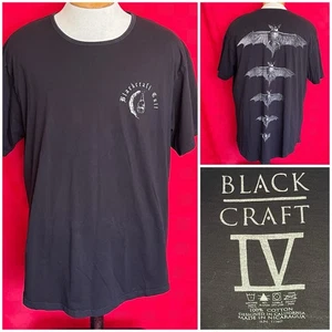 Blackcraft Cult IV Bats Logo Shirt Size XL WORN ONCE! Vampire Death Horror Ozzy - Picture 1 of 10