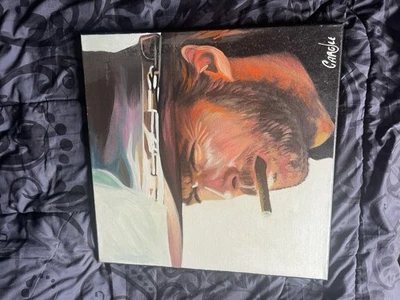 Chris Cargill Original Painting 18x18 Clint Eastwood - Image 1 of 2