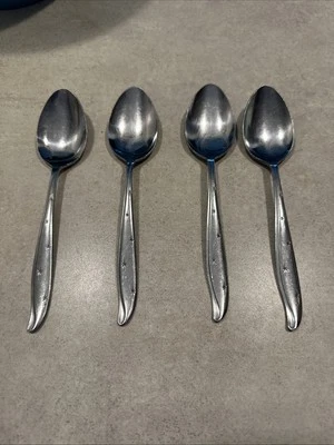 4 cucharadas de cubiertos Silhouette acero inoxidable SST5 Atomic Triple Star MCM Foto 1 de 4