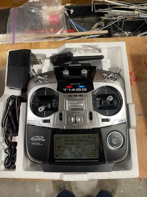 TRANSMISOR FUTABA SG 14 con 7 receptores incluye un r6014hs, un r6008Hs, 4EA r6017FS, Foto 1 de 4