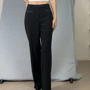 Cue Pants Trousers Womens 6 Black Straight Work Business Office Corporate - Picture 1 of 18