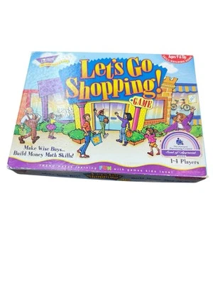Lets Go Shopping Money Skill Building Board Game ages 9 & up  1999 Trend Enterpr - Image 1 of 3