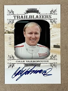 2012 PRESS PASS LEGENDS TRAILBLAZERS AUTOGRAMM #TB-CY CALE YARBOROUGH #D 87/95 - Bild 1 von 2