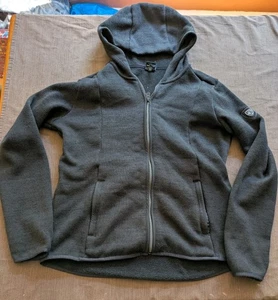 Kuhl Ascendyr Hoody Womens Medium Black Full Zip Fleece Hoodie Outdoor Hiking - Picture 1 of 10