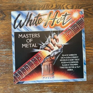 Various – White Hot Masters Of Metal 1984 Compilation Black Sabbath VG - Picture 1 of 2