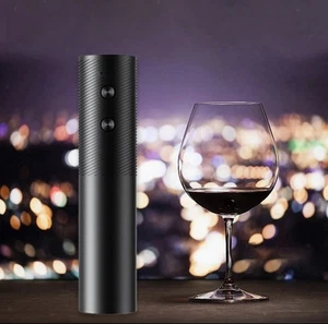 Automatic Electric Corkscrew Wine Bottle Opener Cordless Rechargeable Portable - Picture 1 of 3