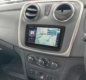 4+64GB For Dacia Logan 2013-2017 Head Unit Stereo Android 14 Carplay - Picture 1 of 16