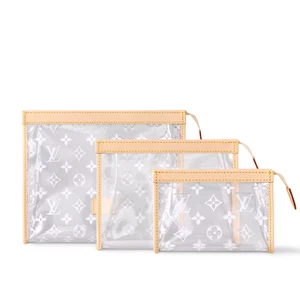 Original Neu) Louis Vuitton Trio Poche Toilette - M11390 Translucent Monogram R - Bild 1 von 4