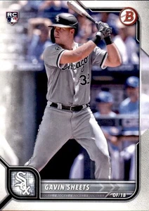 SET BESTEHEND AUS 5 2022 BOWMAN BASE ROOKIE PAPER #60 GAVIN BLÄTTERN CHICAGO WHITE SOX RC - Bild 1 von 2