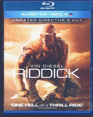 Riddick (комплект из 2 дисков Blu-ray/DVD) 2014 научно-фантастический экшн - режиссерская версия без рейтинга - Изображение 1 из 2