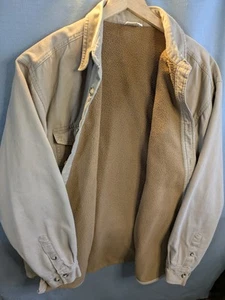 Chaqueta de trabajo Premier Man caqui forrada de lana de algodón XL - Imagen 1 de 11