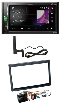 Pioneer MP3 DAB AUX 2DIN Bluetooth Autoradio für Citroen C3 C2 Berlingo Jumpy sc - Bild 1 von 4