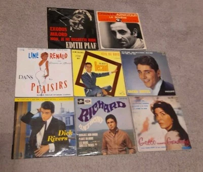 19 Singles 7", französische Musik / Chanson / Pop, meist 60er Jahre! - Bild 1 von 3