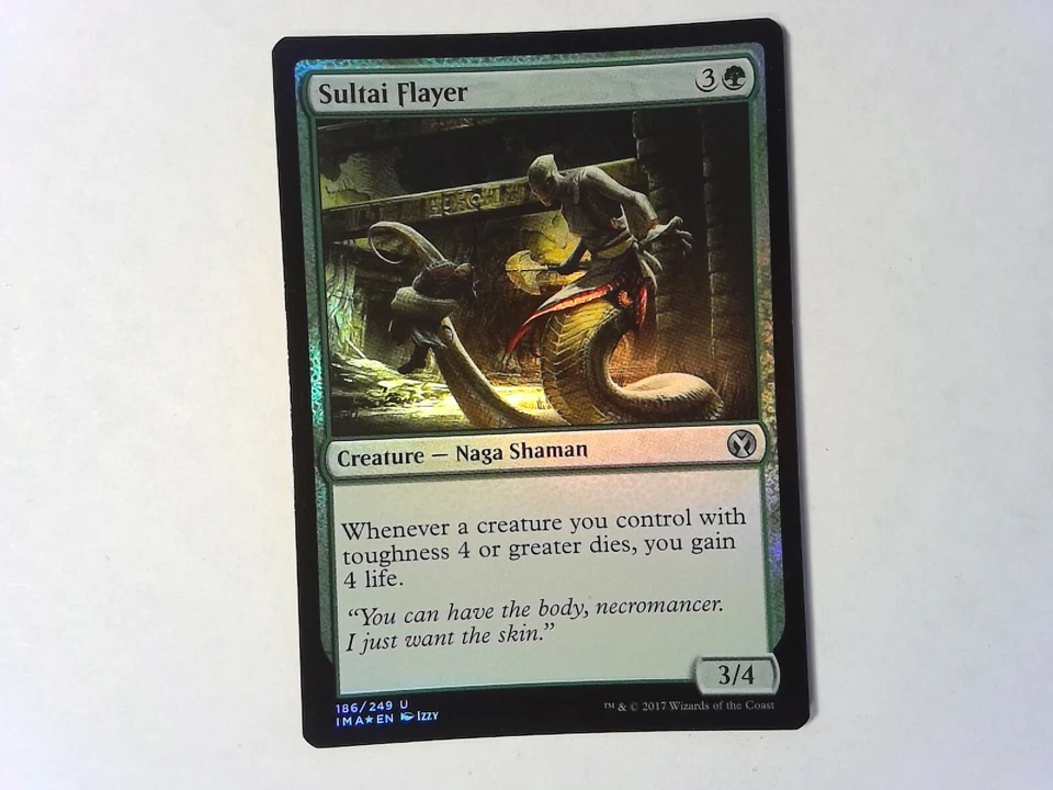 Foil Sultai Flayer	 Iconic Masters - Magic the Gathering Mtg - Green - Image 1 of 1