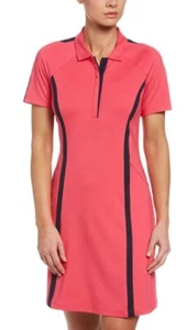 Callaway Women's Plus Swing Tech Pink Color Block Golf Dress - Picture 1 of 12