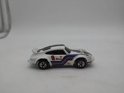 1974 White Porsche Turbo 6 P-911 Shell Dunlop Flying Colors Hot Wheels Hong Kong - Image 1 of 4