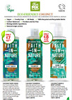Faith In Nature Coconut Shampoo & Body Wash / Shower Gel Range 400ml and soap