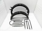 Bsa M20 Front And Rear Black Painted Mudguard Set With Completed Stay Kit