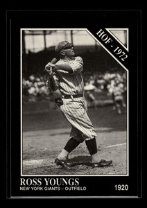 26 ~ Ross Youngs HOF ~ 1991 Conlon TSN ~ Base ~ X^BAS