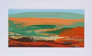 JOSEPH GRIPPI Monotype Screenprint AUTUMN Pencil Signed - Picture 1 of 4