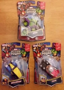 NEW MAISTO Super Heroes Squad Cars 3 Pack Wolverine Hulk Thor Avengers RARE HTF - Picture 1 of 5