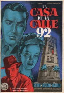 T15-79620 Movie Flyer 1945 Signe Hasso "La Casa de la Calle 92" (House on 92nd) - Picture 1 of 1