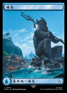 Island (ZHS, #104) - Foil ACR S-Chinese NM MTG - Picture 1 of 1