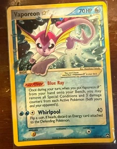 Vaporeon Star 102/108 Power Keepers Holo - Picture 1 of 2