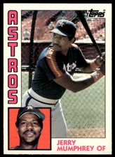 1984 Topps Tiffany Jerry Mumphrey Houston Astros #45