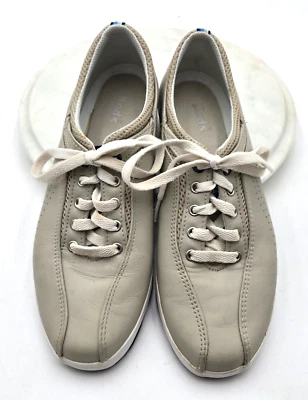 Zapatos para caminar Keds Oxford de cuero beige topo para mujer talla 9 LEER POR FAVOR Foto 1 de 4