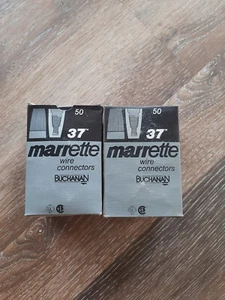 NEW. Lot of 2 Box BUCHANAN MARRETTE Wire Connectors # 37 (Box of 50) - Picture 1 of 6