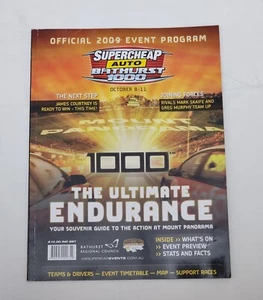 2009 Supercheap Auto Bathurst 1000 V8 Supercars Event Program+ Ticket - Picture 1 of 5