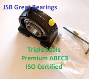 (QTY.2) UCTB204-12 solid premium tapped pillow block bearing triple seals ¾ UCTB - Picture 1 of 4