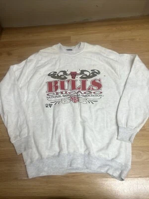 90s Spectator Sports Chicago Bulls Men's XL Crew Neck Sweatshirt - Image 1 of 4