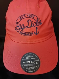 Big Dick's Bar Inn EST 1989 Legacy Cool Fit Adjustable Coral - Picture 1 of 8