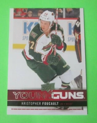 2012-13 UD Young Guns #226 Kristopher Foucault  Minnesota Wild - Image 1 of 2