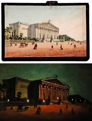 POLYORAMA PANOPTIQUE 1850 : Assemblee Nationale / Magic lantern - Photo 1/3