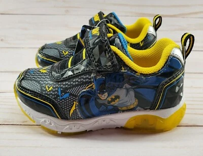 Batman Iluminado Zapatos Tenis Niño Pequeño Talla 6 Negro DC Comics Super Hero Gotham Foto 1 de 4