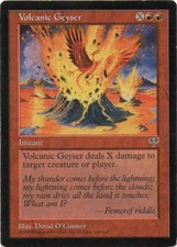 Volcanic Geyser x4 Mirage MtG NM