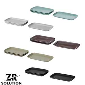 4x FÄRGKLAR Plate 30x18 cm IKEA Modern Ceramic Serving Dish, Kitchen Tableware - Picture 1 of 17