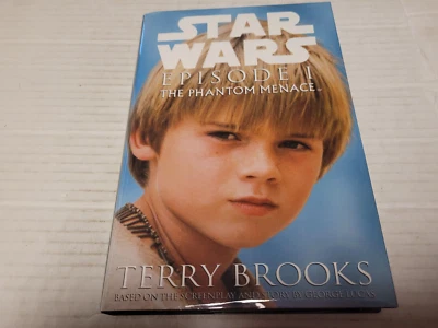 Phantom Menace by Terry Brooks (1999, Hardcover) SIGNED 1st/1st Anakin - Image 1 of 4