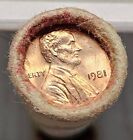 1981-P BU Roll Of Original String & Sons Wrapped Lincoln Memorial Copper Cents