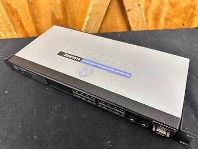 Linksys SRW2016 16-Port 10/100/1000 Gigabit Switch - Image 1 of 4